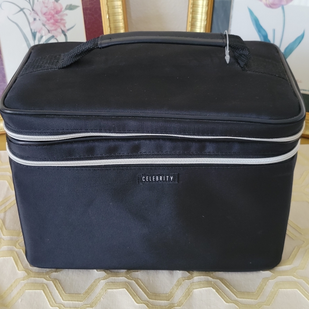 New without tags Travel Make Up Bag or Hygiene Bag in Black